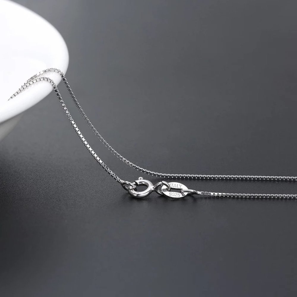 Italian 925 Sterling Silver Box Chain - Picture 7 of 12